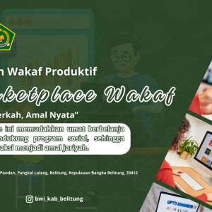 Marketplace Wakaf  “Belanja Berkah, Amal Nyata”
