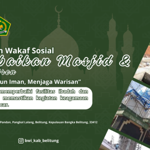 Opesaional Masjid "Membangun Iman, Menjaga Warisan”