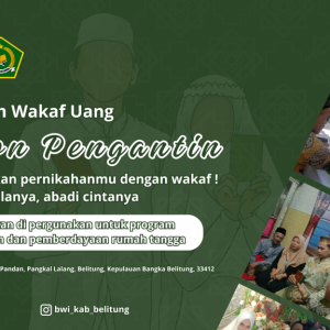 Wakaf CATIN/ Calon Pengantin  “Ringankan Beban, Tebar Berkah”
