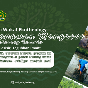 Penanaman Mangrove (1.000 bibit) “Hijaukan Pesisir, Teguhkan Iman”